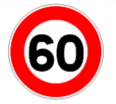 Limitation de vitesse 60