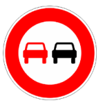 Interdiction de dépasser