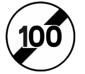 Fin de limitation de vitesse à 100