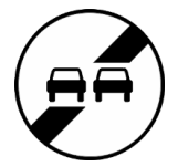 Fin d'interdiction de dépasser