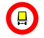 Accès interdit aux véhicules transportant des marchandises dangereuses
