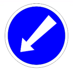 Contournement obligatoire par la gauche