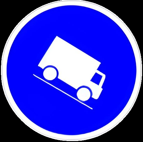 Chemin obligatoire pour véhicules lents