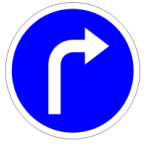 Direction obligatoire à droite