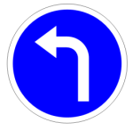 Direction obligatoire à gauche
