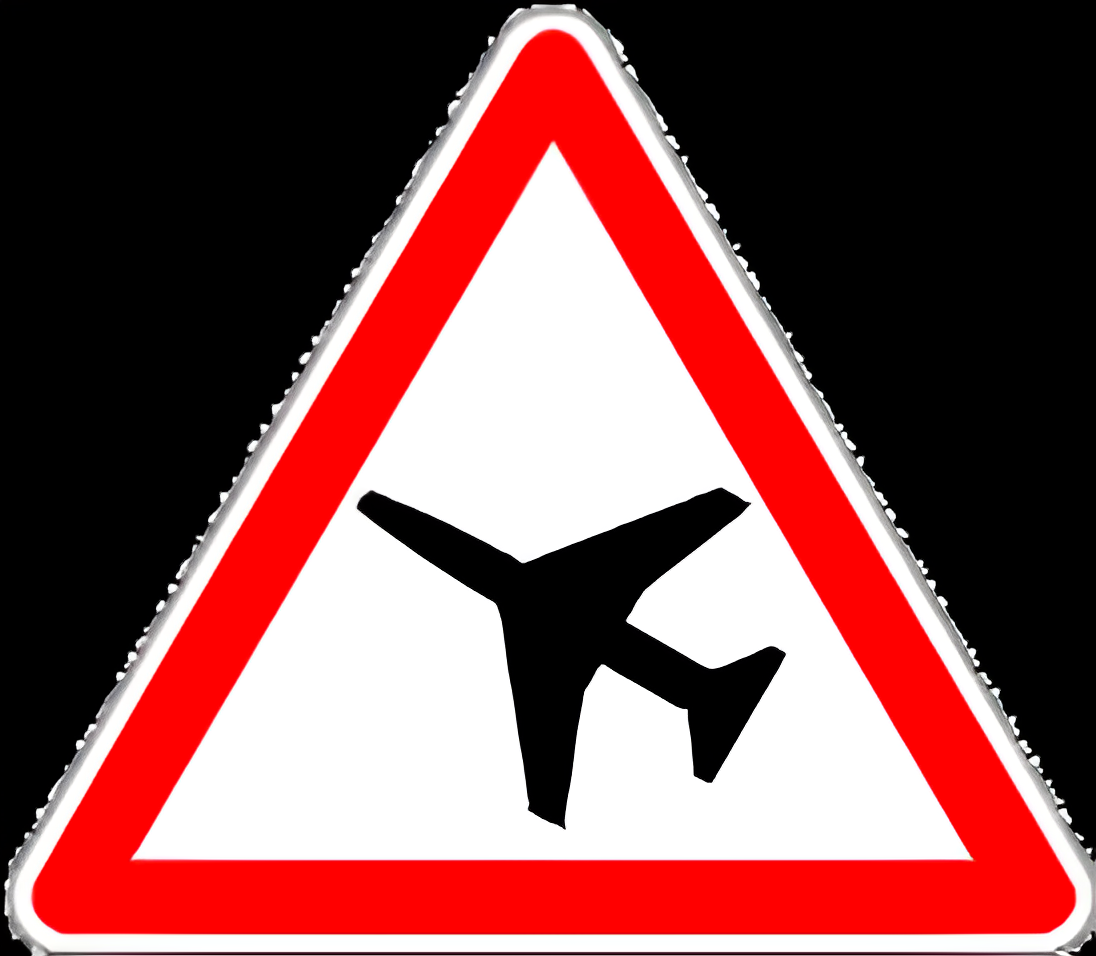 Danger de survol d'avions à basse altitude