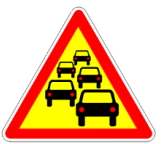 Danger temporaire: Bouchon