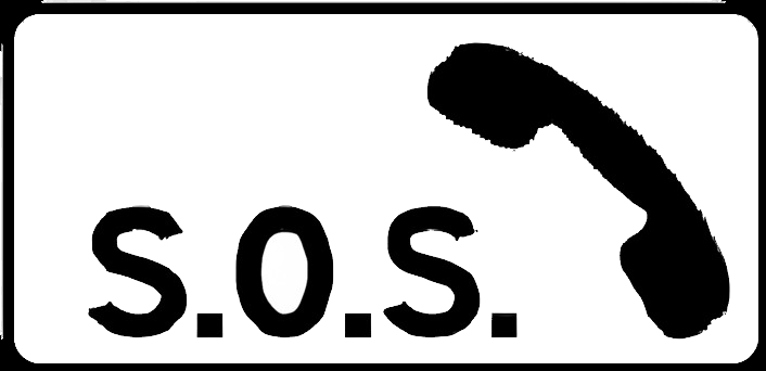 Panonceau poste d'appel d'urgence