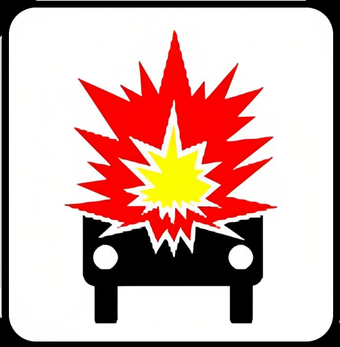 Panonceau matières explosives